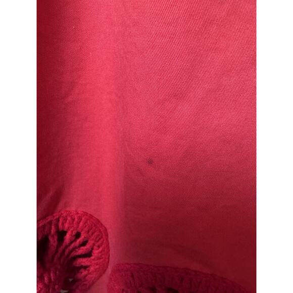 Elexiay Kogi Crochet Embellished A-Line Minidress red Size L NWT READ - Picture 10 of 16